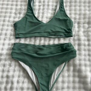 SHEIN Olive Bikini Set